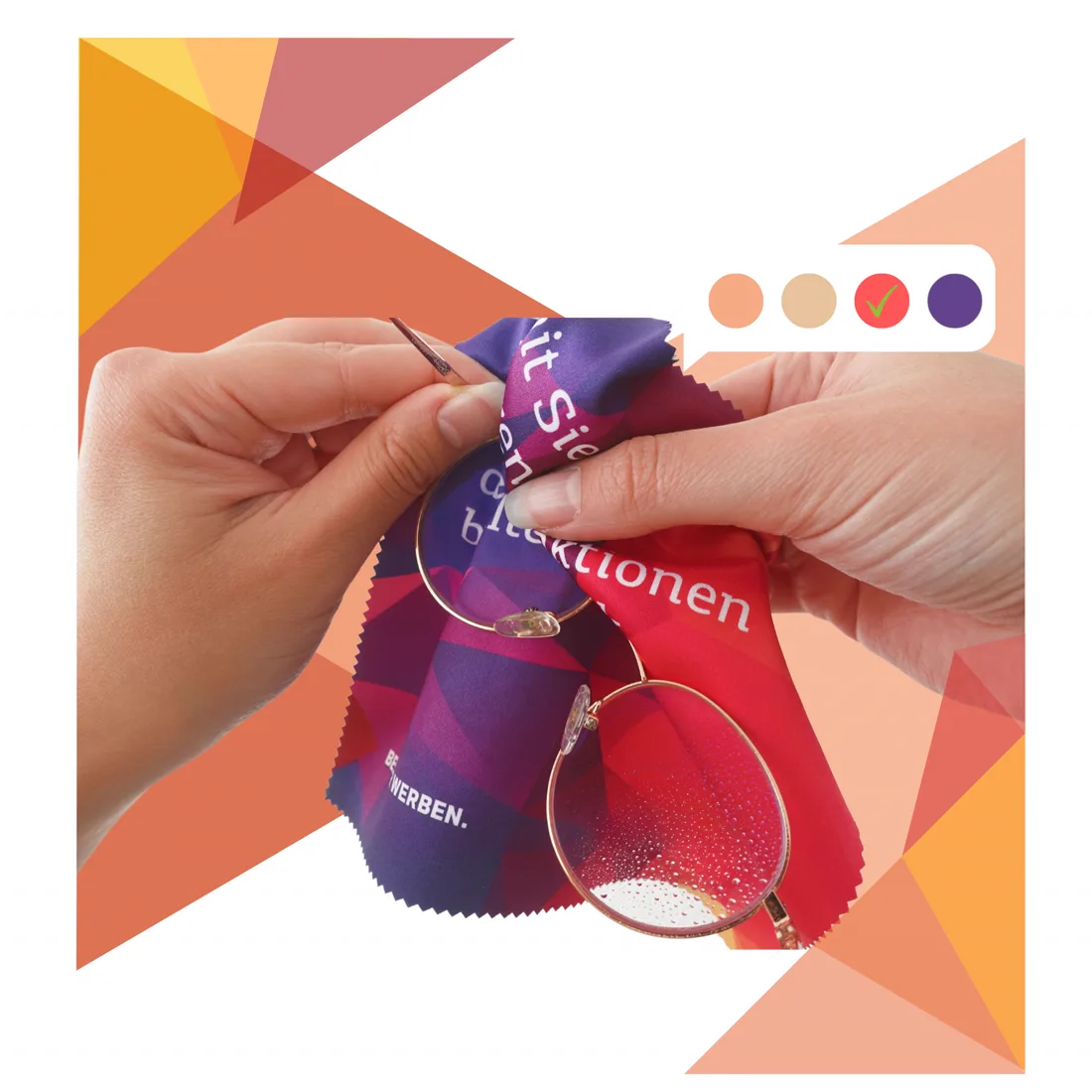 Brillenputztücher als Messe-Giveaway: Warum sie so gut funktionieren